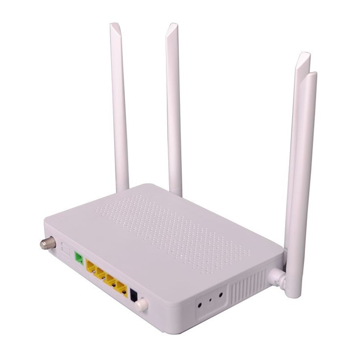 Dual Band Gpon Ont 4 Ports 4GE Catv Wifi5 Factory Brand New high quality